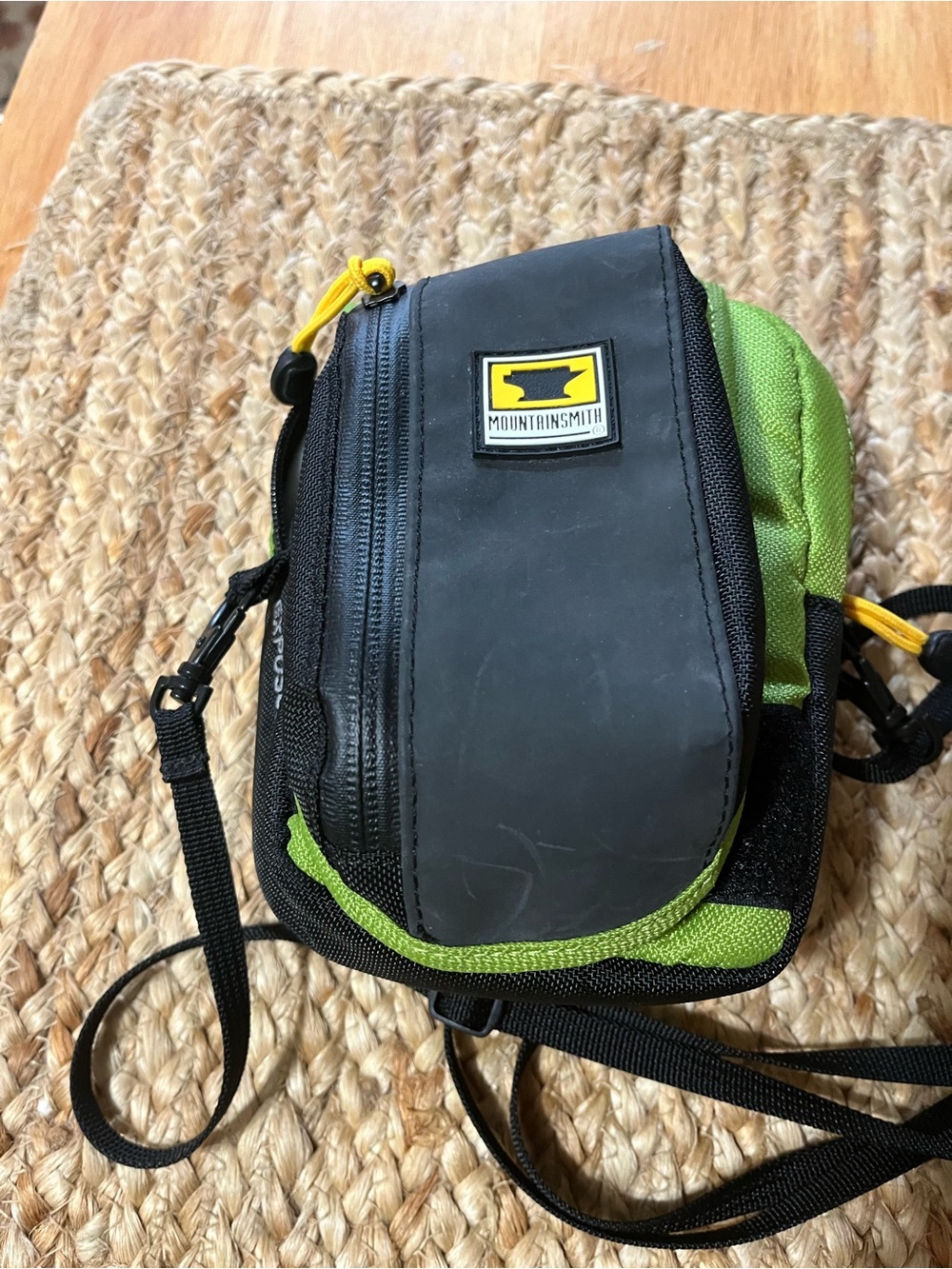 Green & Black Compact Crossbody Bag